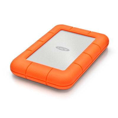 LaCie Rugged Mini disco duro externo 2 TB 5400 RPM Micro-USB B 3.2 Gen 1 (3.1 Gen 1) Naranja, Plata