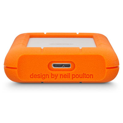 LaCie Rugged Mini disco duro externo 2 TB 5400 RPM Micro-USB B 3.2 Gen 1 (3.1 Gen 1) Naranja, Plata