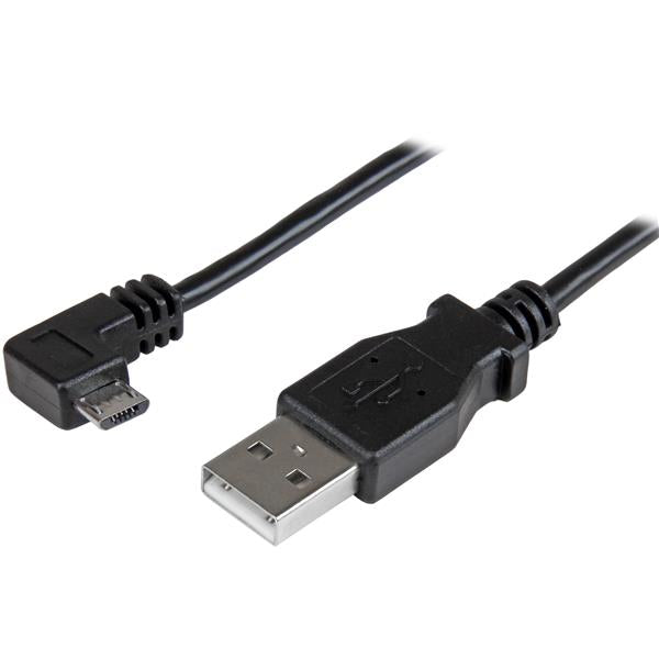 StarTech.com USBAUB2MRA cable USB USB 2.0 USB A Micro-USB B 0.48 Gbit/s Negro