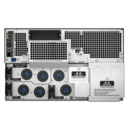 UPS APC 10 kVA/10 kW Rack 6U 208 V 4 Salidas L6-30R NEMA Tarjeta de red+SmartSlot Autonomía Extendida