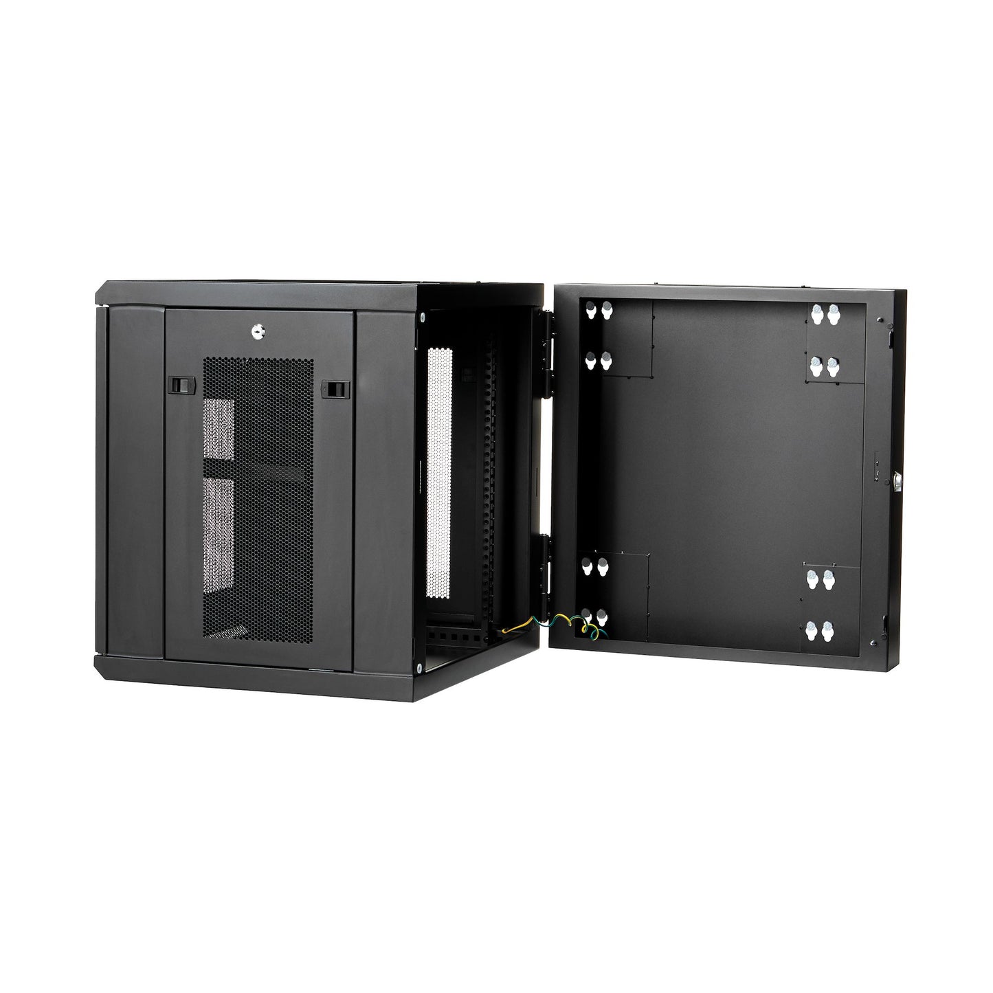 StarTech.com RK1224WALHM armario rack Bastidor de pared Negro