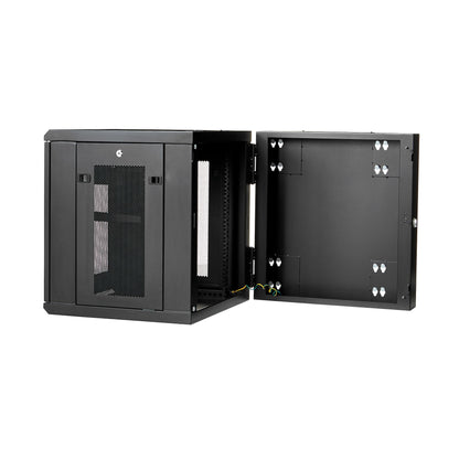 StarTech.com RK1224WALHM armario rack Bastidor de pared Negro