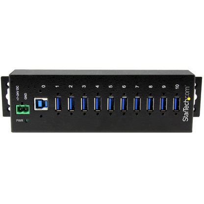 StarTech.com ST1030USBM nodo concentrador USB 3.2 Gen 1 (3.1 Gen 1) Type-B 5000 Mbit/s Negro