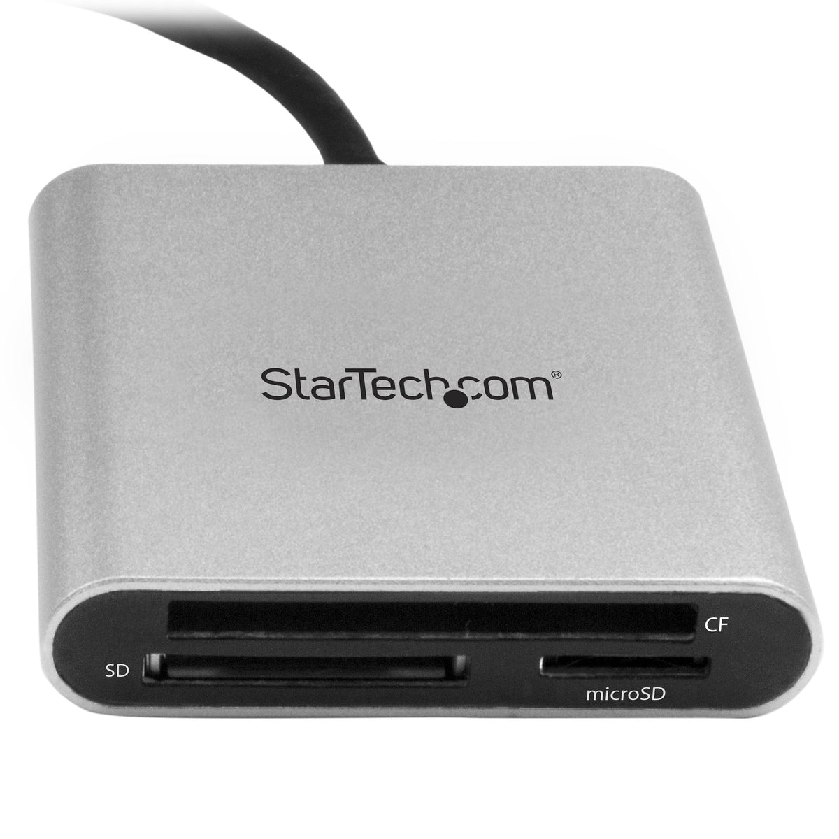 StarTech.com FCREADU3C lector de tarjeta USB 3.2 Gen 1 (3.1 Gen 1) Type-C Negro, Plata