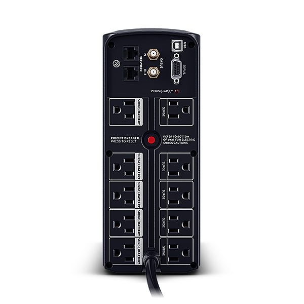 UPS Cyberpower 850VA 510W LCD Regulador de Voltaje 9 Cont