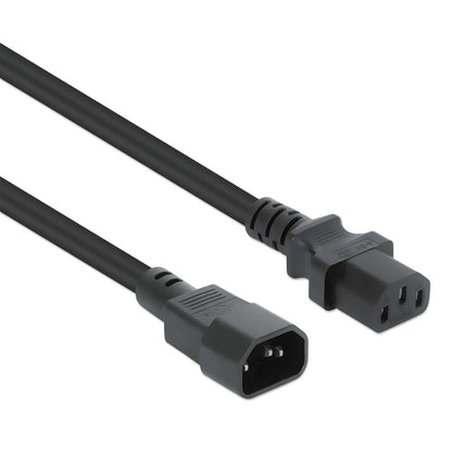 Manhattan 301312 cable de alimentación Acoplador C13 Acoplador C14