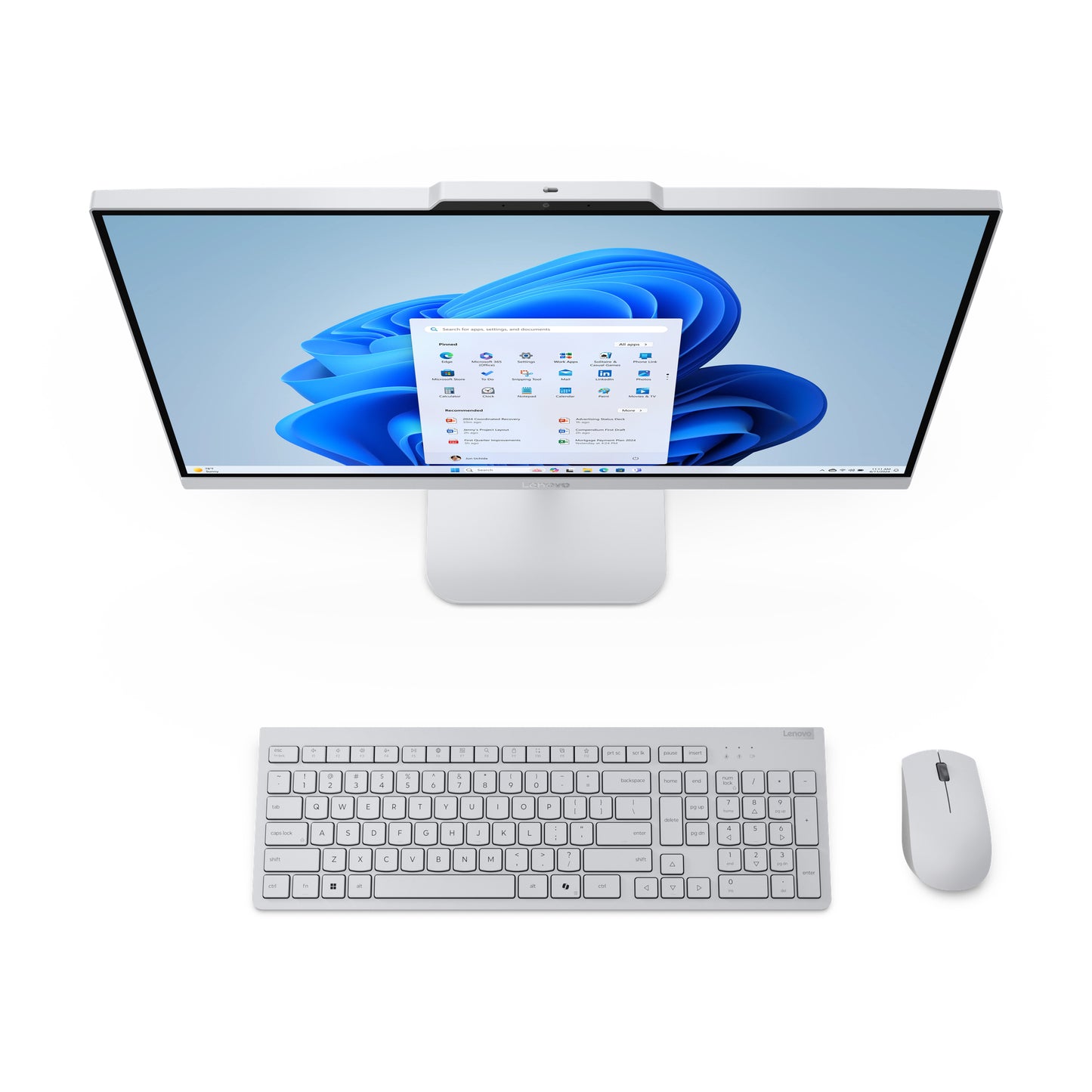 Lenovo A100 Intel® Core™ i3 i3-N305 60.5 cm (23.8") 1920 x 1080 Pixeles PC todo en uno 8 GB DDR4-SDRAM 512 GB SSD Windows 11 Home Wi-Fi 6 (802.11ax) Gris