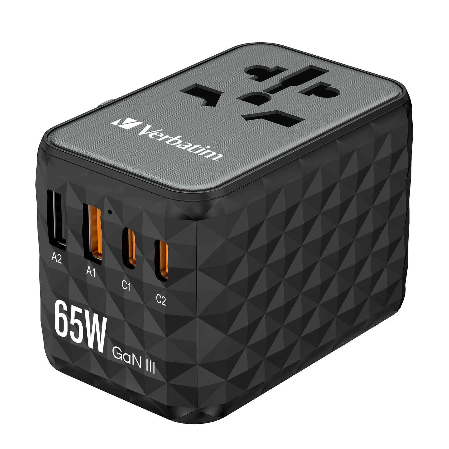 Adaptador Verbatim Universal de viaje UTA-05 GaN III 65 W