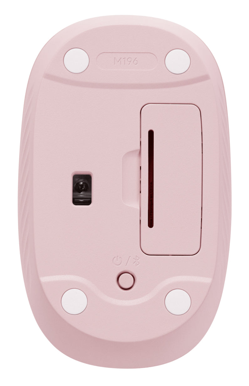 Mouse Logitech M196 Optico Bluetooth 1000 Dpi 10 Color Rosa