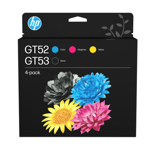 Botella de Tintas HP GT53/GT52 Combo 4-PACK