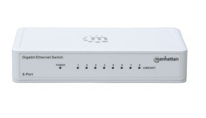 Switch Intellinet GB 8 Puertos MH Color Blanco