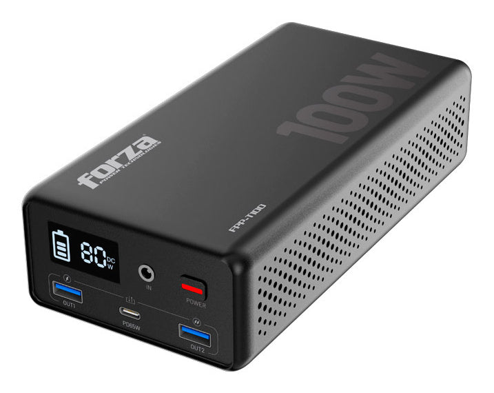 Forza FPP-T100 Portable Power 100W 5/9/12VDC USBA/C 1AC 110V LMFP