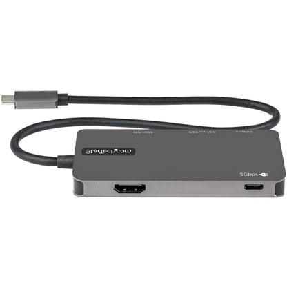 StarTech.com DKT30CHSDPD base para laptop o replicador de puertos Alámbrico Gris