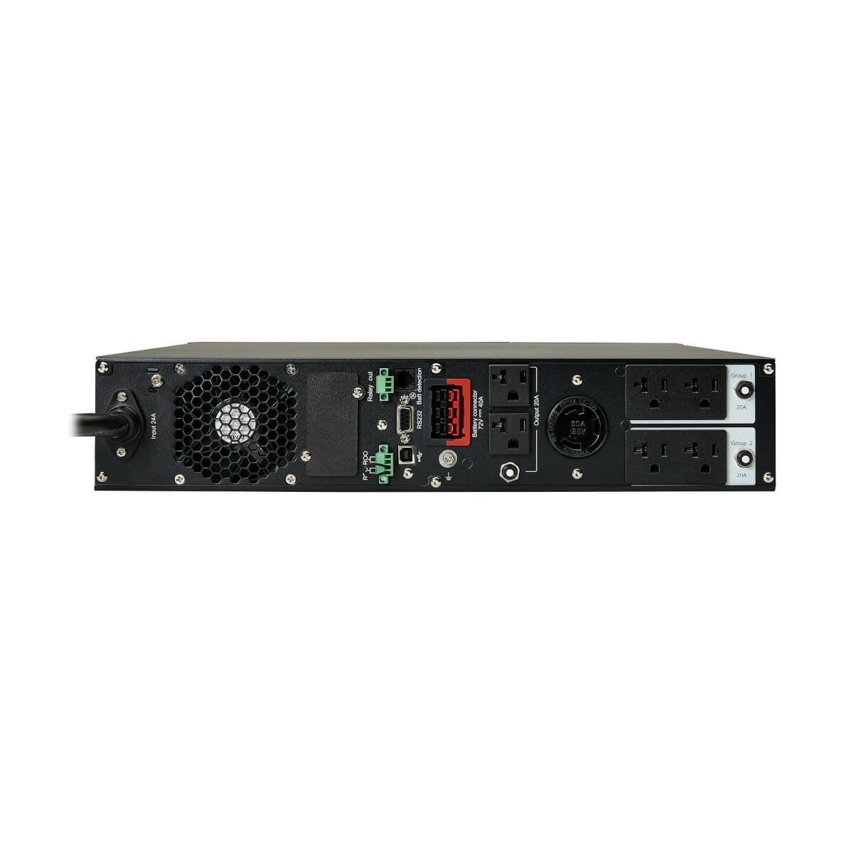 Tripp Lite SU3000RTXLCD2U sistema de alimentación ininterrumpida (UPS) Doble conversión (en línea) 3 kVA 7 salidas AC