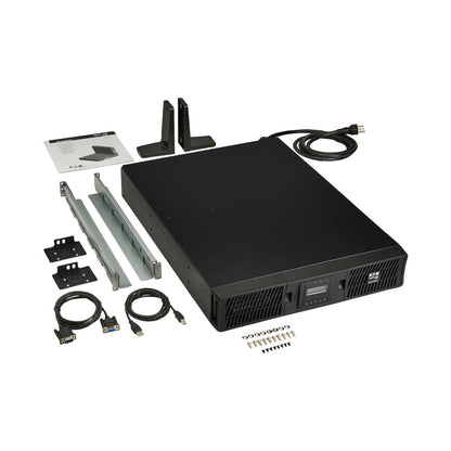 Tripp Lite SU2200RTXLCD2U sistema de alimentación ininterrumpida (UPS) Doble conversión (en línea) 2.2 kVA 7 salidas AC