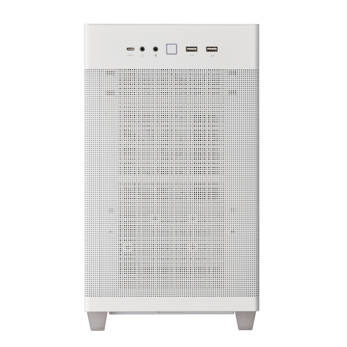 Gabinete Asus Prime AP201 White Paneles de Malla Micro ATX Blanco