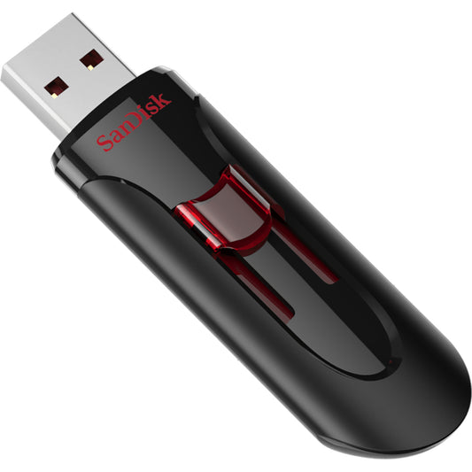 Memoria USB SanDisk Cruzer Glide 32GB USB-A 3.0 Negro Rojo