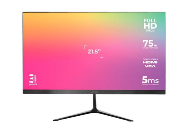 Monitor Acteck 21.5" Led Captive Vivid SP215 FHD Resolución 1920x1080 Panel VA