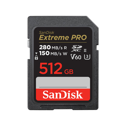 Tarjeta de Memoria SanDisk Extreme Pro Micro SDXC UHS-II de 512 GB C10 U3 V60 6K 4K UHD