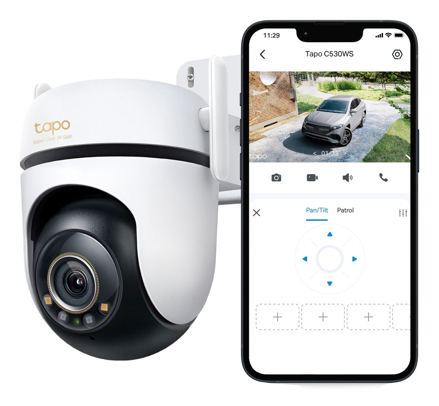 TP-Link TAPO C530WS cámara de vigilancia Torreta Cámara de seguridad IP Exterior 2880 x 1620 Pixeles Pared