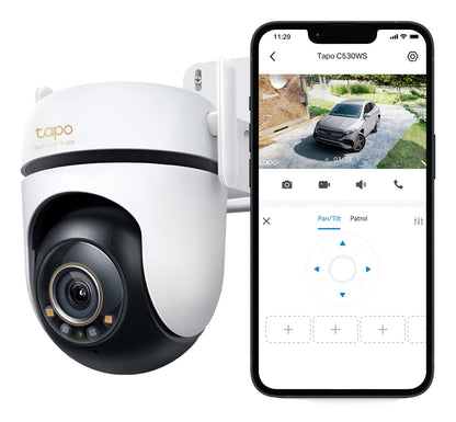 TP-Link TAPO C530WS cámara de vigilancia Torreta Cámara de seguridad IP Exterior 2880 x 1620 Pixeles Pared