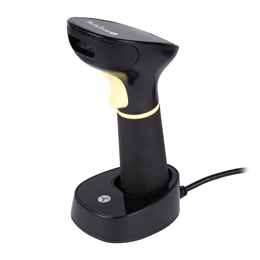 Lector de Códigos de Barras TechZone Inalámbrico 2D USB/USB-VCP