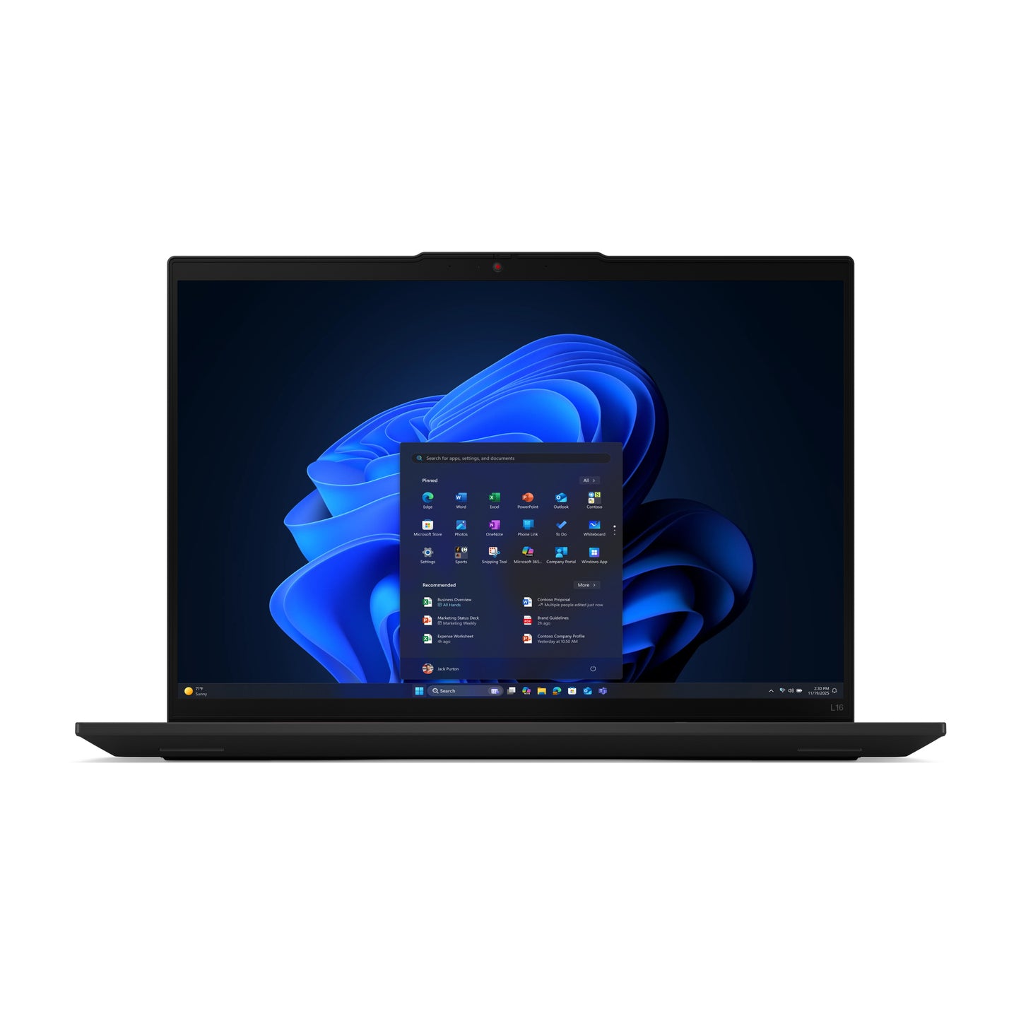 Lenovo ThinkPad L16 Gen 2 (Intel) Intel Core Ultra 5 225U Computadora portátil 40.6 cm (16") WUXGA 16 GB DDR5-SDRAM 512 GB SSD Wi-Fi 6E (802.11ax) Windows 11 Pro Negro Español