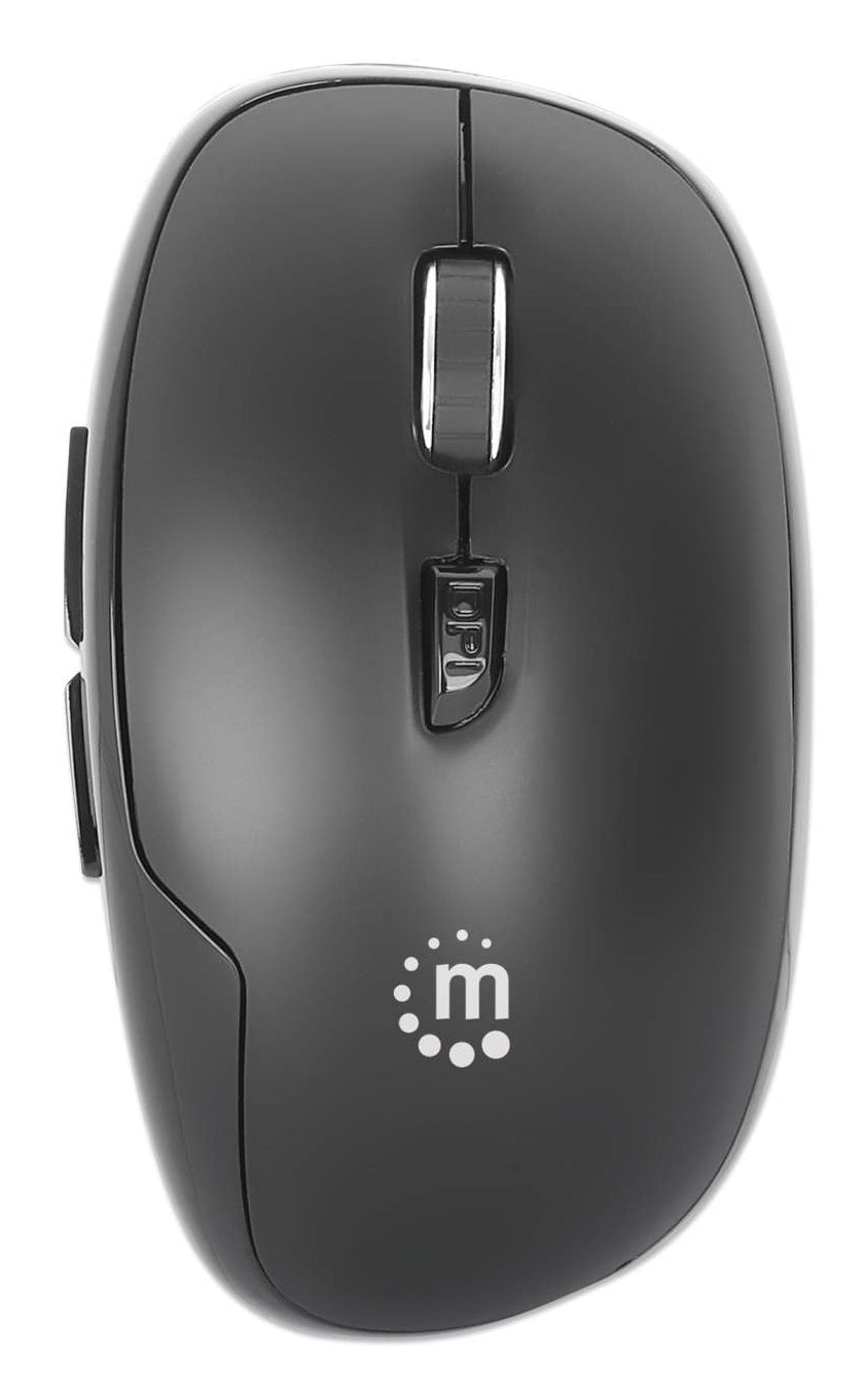 Manhattan 190367 ratón Universal Diestro RF inalámbrico Óptico 1600 DPI
