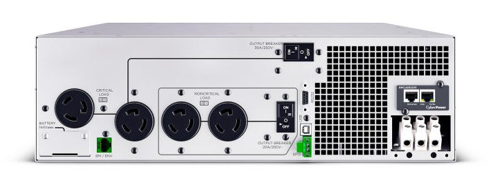 CyberPower OL6KRTHDL sistema de alimentación ininterrumpida (UPS) Doble conversión (en línea) 6 kVA 6000 W 4 salidas AC