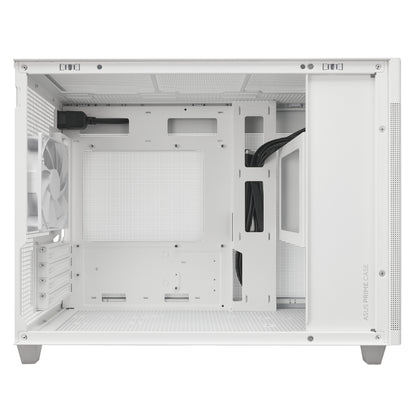 Gabinete Asus Prime AP201 White Paneles de Malla Micro ATX Blanco