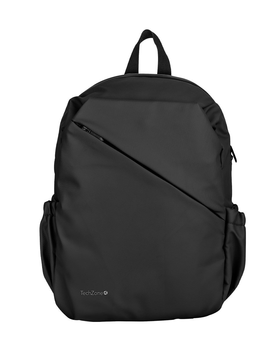Mochila TechZone Style Negra para Laptops de 16 Múltiples Compartimientos Diseño Ideal para Uso Diario