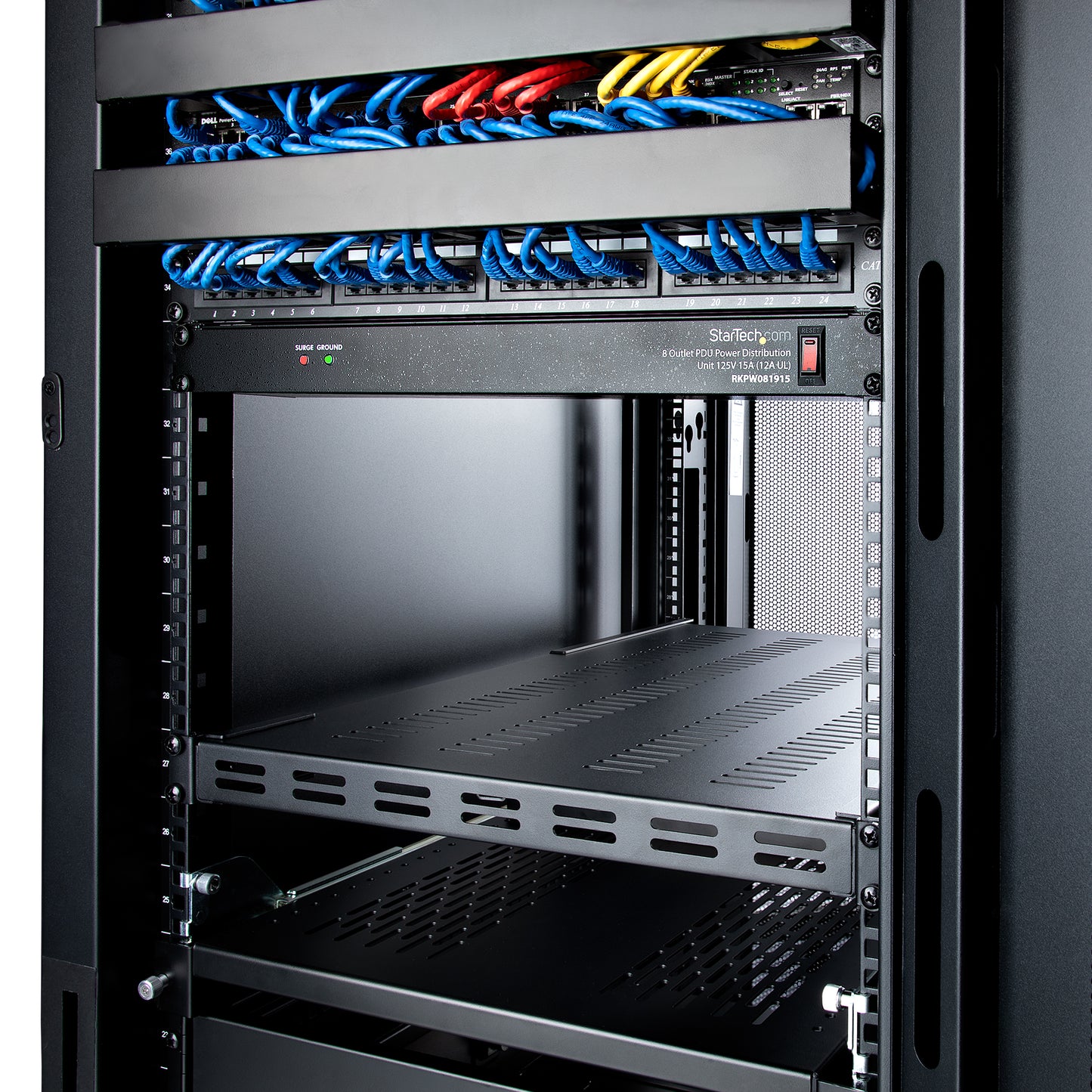 StarTech.com ADJSHELFHDV accesorio para rack Estantería ajustable