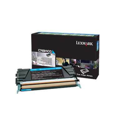 Lexmark C748H1CG cartucho de tóner 1 pieza(s) Original Cian