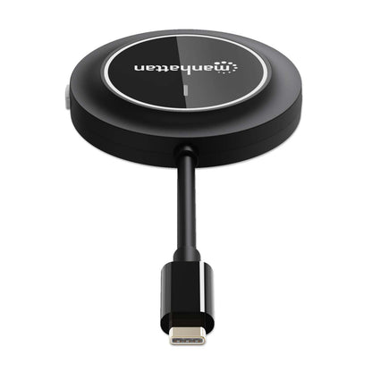 Manhattan 208437 extensor de audio/video Transmisor AV Negro