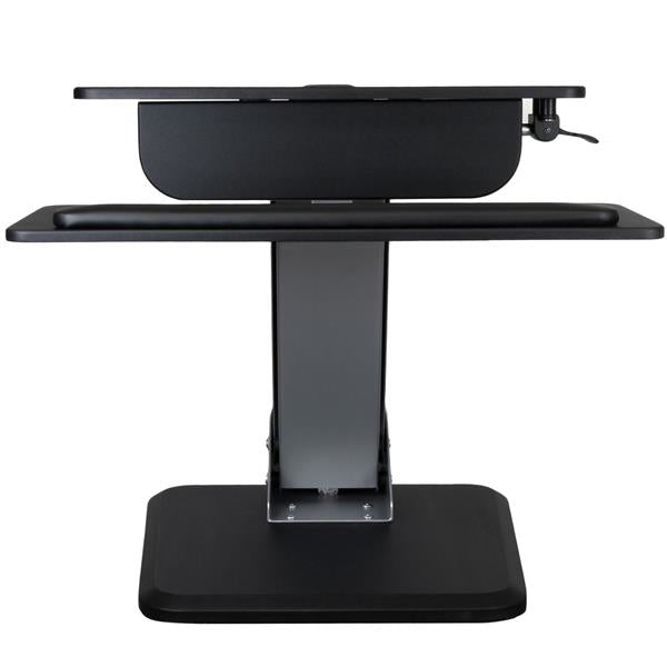 StarTech.com ARMSTS mueble o soporte para dispositivos multimedia Negro, Plata Panel plano Soporte multimedia