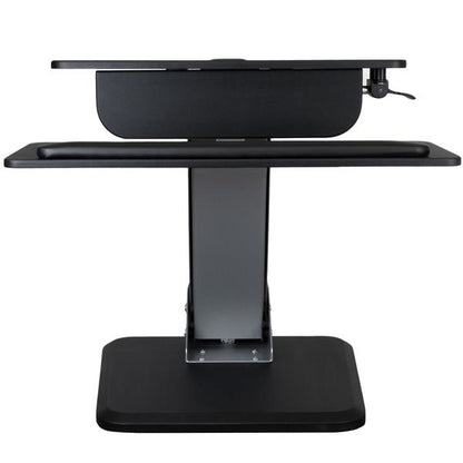 StarTech.com ARMSTS mueble o soporte para dispositivos multimedia Negro, Plata Panel plano Soporte multimedia