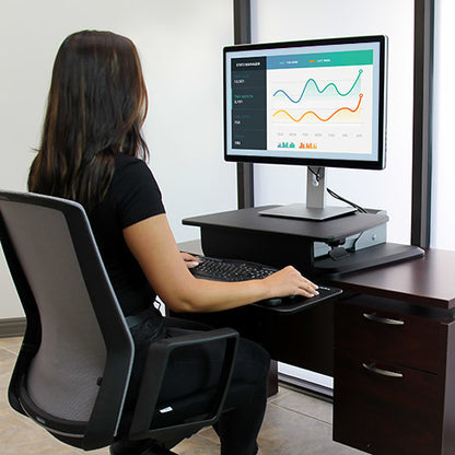 StarTech.com ARMSTS mueble o soporte para dispositivos multimedia Negro, Plata Panel plano Soporte multimedia