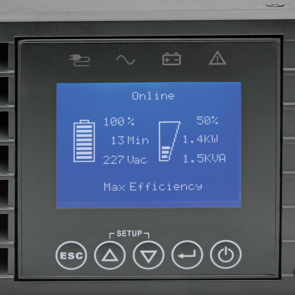 Tripp Lite SU3000LCD2UHV sistema de alimentación ininterrumpida (UPS) Doble conversión (en línea) 3 kVA 2700 W 8 salidas AC