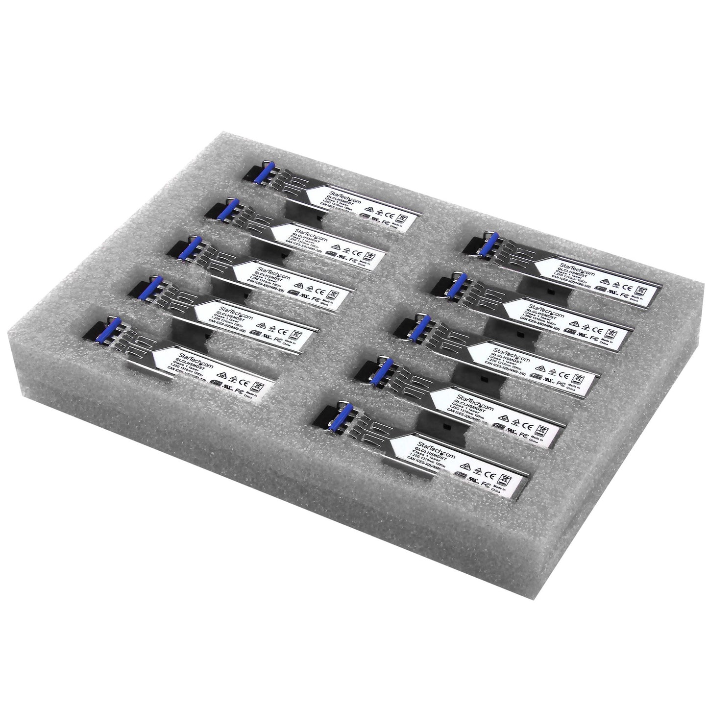 StarTech.com GLCLHSMD10ST módulo de red del transceptor Fibra óptica 1250 Mbit/s 1310 nm