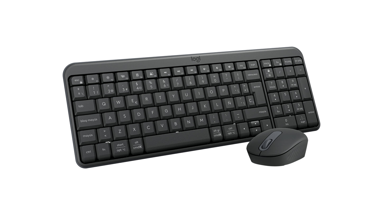 Logitech 920-013514 teclado Ratón incluido Universal Bluetooth QWERTY Español Grafito