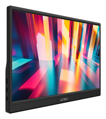 Acteck LinkPad LP15Y Monitor portátil Negro 39.6 cm (15.6") LCD 1920 x 1080 Pixeles
