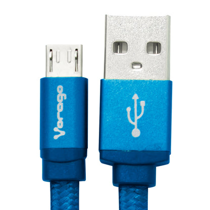 Cable Vorago CAB-113 USB Azul USB 2 a Micro USB 1Metro Bolsa