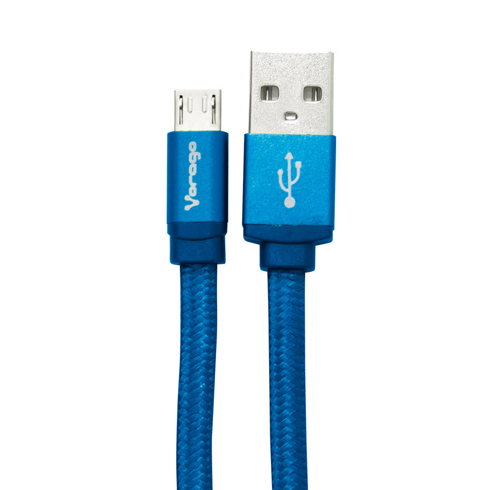 Cable Vorago CAB-113 USB Azul USB 2 a Micro USB 1Metro Bolsa
