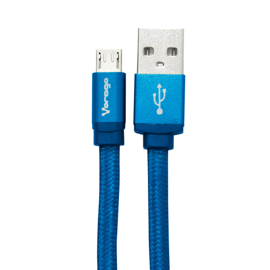 Cable Vorago CAB-113 USB Azul USB 2 a Micro USB 1Metro Bolsa