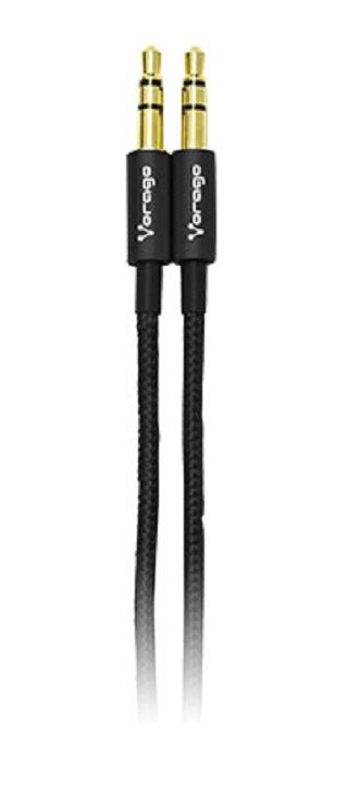 Cable Vorago CAB-115 Audio Auxiliar 3.5mm Metálico 1m Color