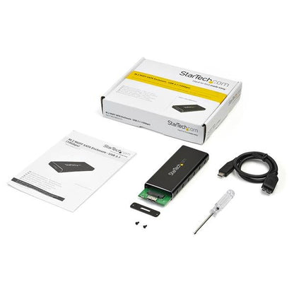 StarTech.com SM21BMU31C3 caja para disco duro externo Carcasa para SSD Negro, Plata