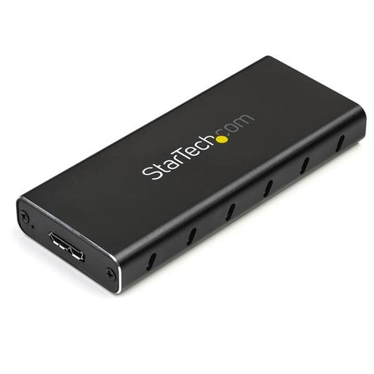StarTech.com SM21BMU31C3 caja para disco duro externo Carcasa para SSD Negro, Plata