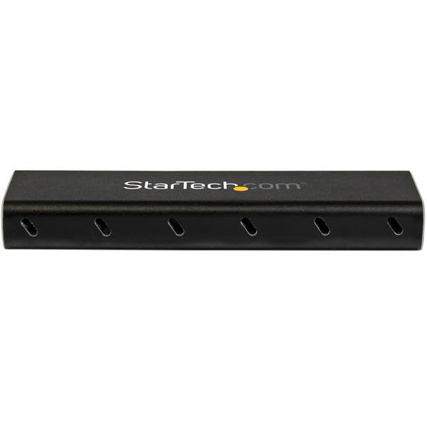 StarTech.com SM21BMU31C3 caja para disco duro externo Carcasa para SSD Negro, Plata