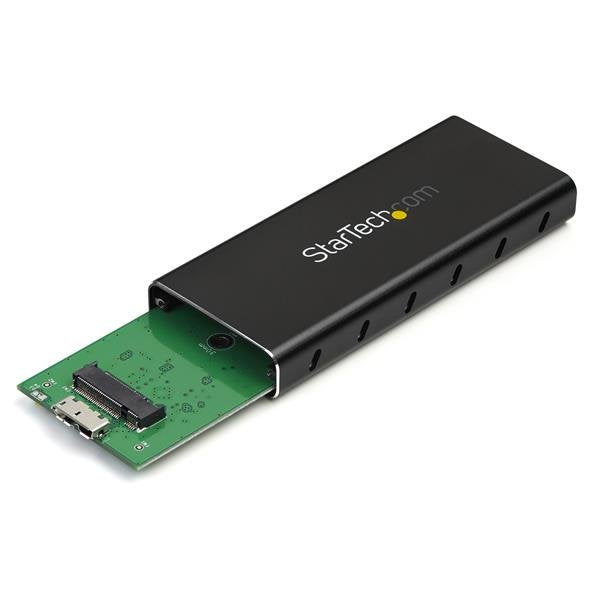 StarTech.com SM21BMU31C3 caja para disco duro externo Carcasa para SSD Negro, Plata