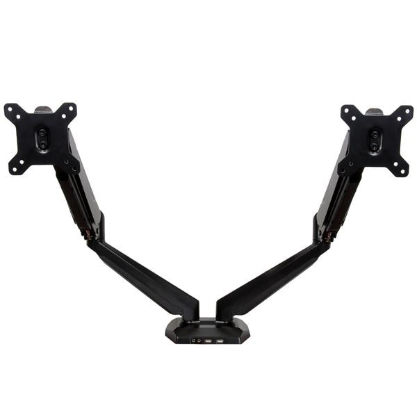 StarTech.com ARMSLIMDUO soporte para pantalla plana 76.2 cm (30") Escritorio Negro